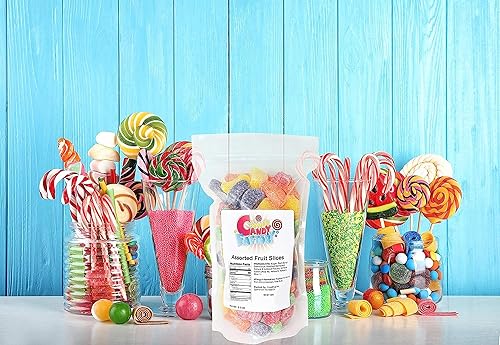 Miniatura 3 de Sarah's Candy Factory Caramelos surtidos de rebanadas de frutas en bolsa resellable, 2.5 libras