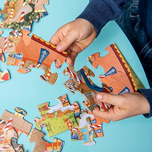 Miniatura 8 de Upbounders - Joyful Carousel - Rompecabezas para principiantes de 24 piezas para niños pequeños de 3 a 5 años, rompecabezas preescolar con niños