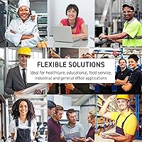 Vista 7 de Tarifold DJOIS Desktop Reference & Display System - Durable Metal Base & Polypropylene - Letter-Size - 10 Double-Sided Pockets - 20 Sheet Capacity