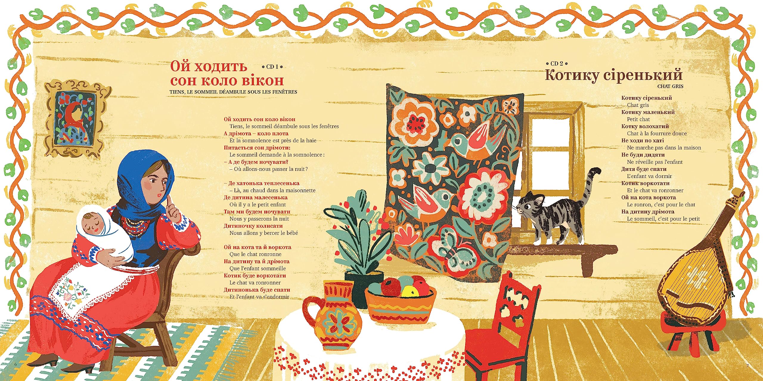 Comptines et berceuses d'Ukraine, Livre-CD