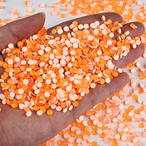 Miniatura 3 de BLINGINBOX Diamantes de imitación de cristal con parte trasera plana, gemas de neón, 1440 unidades de diamantes de imitación de cristal no