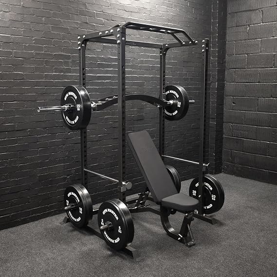 GYM MASTER GM2 Fully Adjustable Flat | Incline | Decline FID Weight Bench - Gunmetal with Wide Backrest and Nonslip Cushions