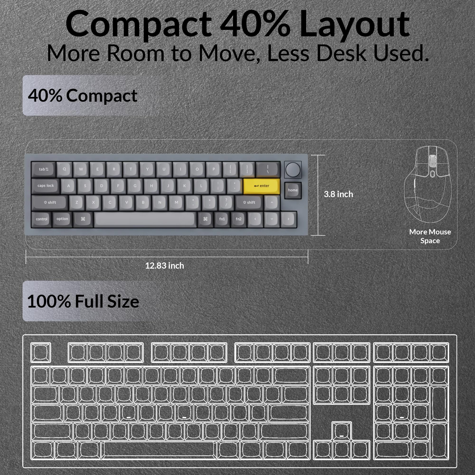 Amazon.co.jp: Keychron Q9 52キー 40%レイアウト メカニカル