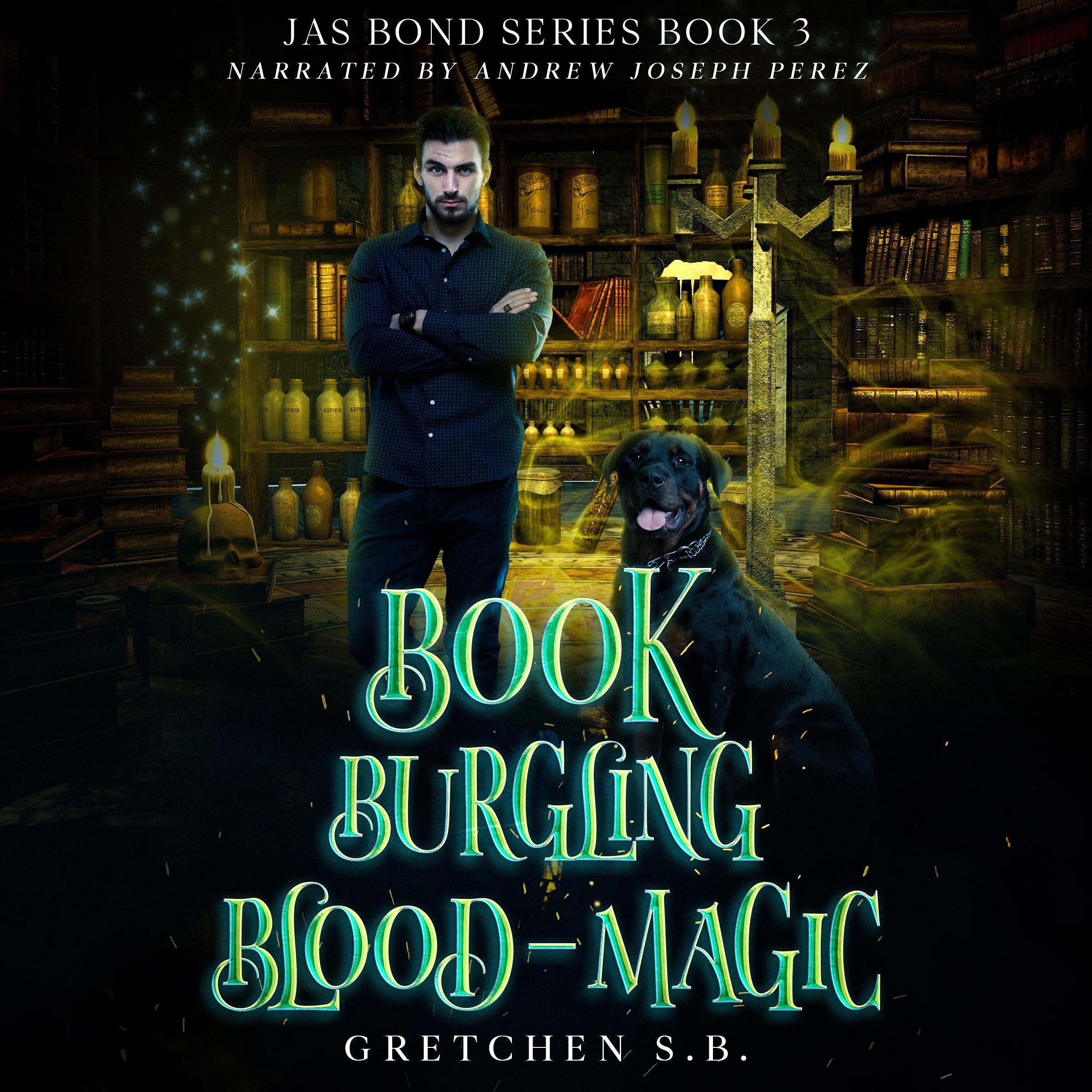 Cover art for Book Burgling Blood-Magic