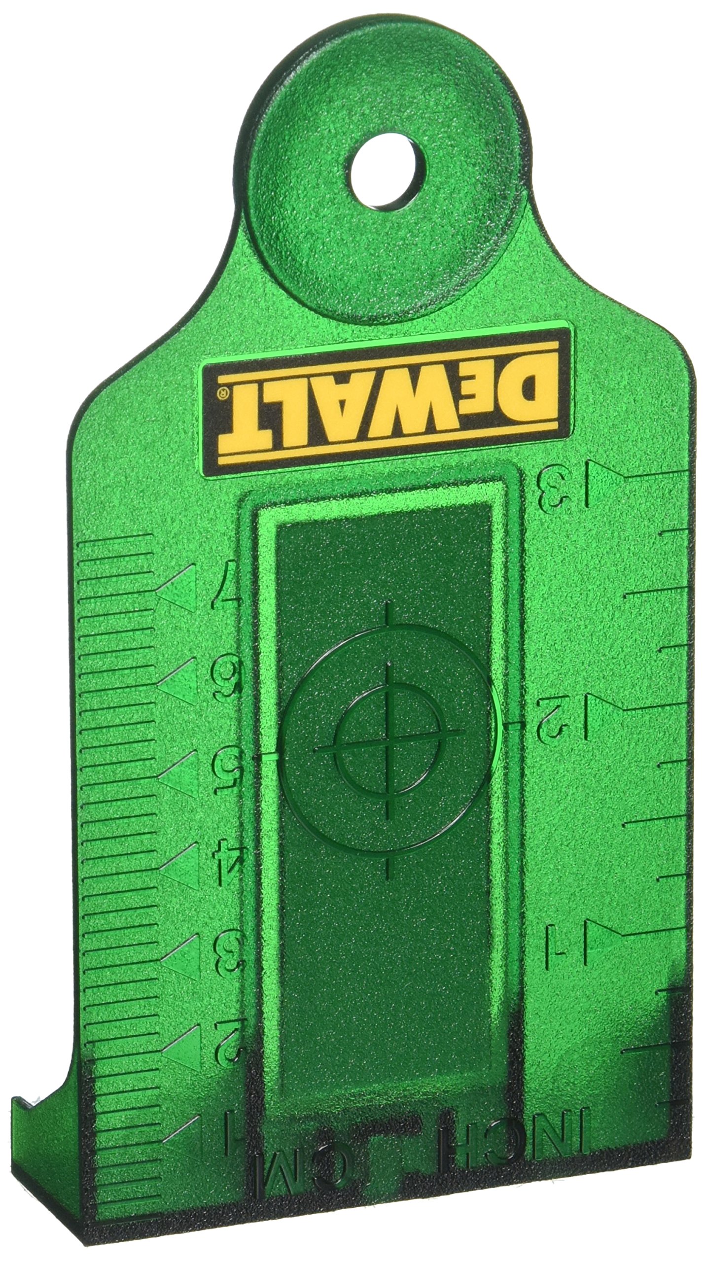 DEWALT DE0730G Green Laser Target Card