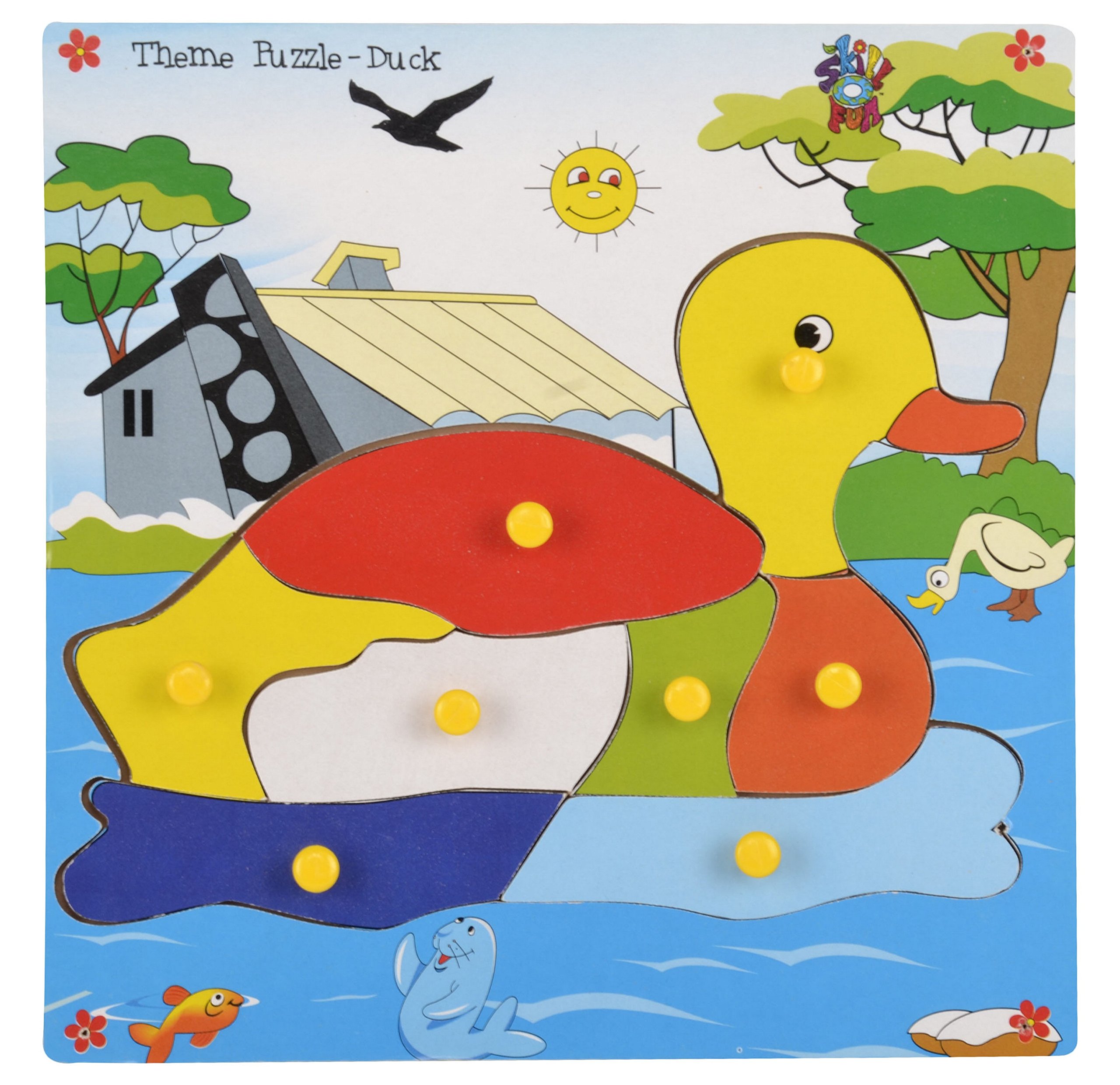 Skillofun Theme Puzzle Standard Duck Knobs, Multi Color (B009GCSHRQ) Amazon Price History, Amazon Price Tracker