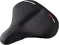 Vista 2 de Schwinn Cruise - Funda de asiento de bicicleta de espuma viscoelástica de doble correa, funda de sillín para mayor comodidad, espuma viscoelástica