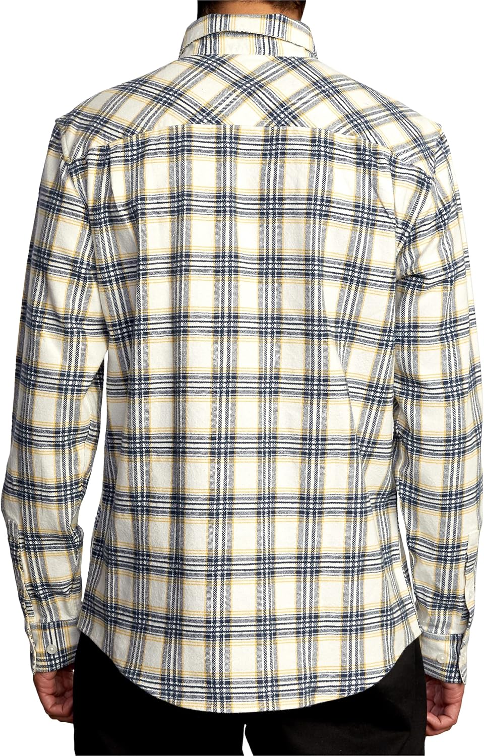 RVCA Men's Standard Fit Long Sleeve Button Up Flannel Shirt