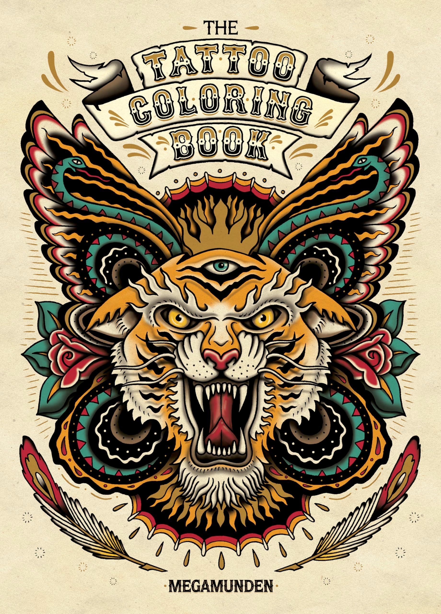 The Tattoo Coloring Book: Coloring Book for Adults Paperback – Coloring Book, 22 Oct. 2013