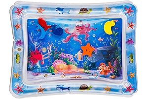 Splashin'kids Inflatable Tummy Time Premium Water Mat Stimulates Your Baby's Growth