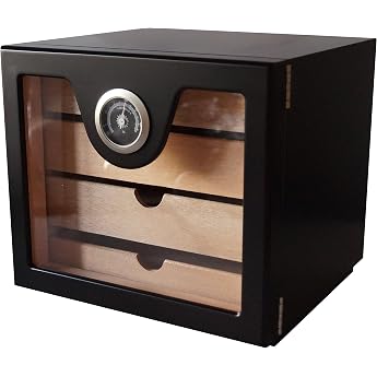 GERMANUS Cigar Humidor Cabinet Base Black