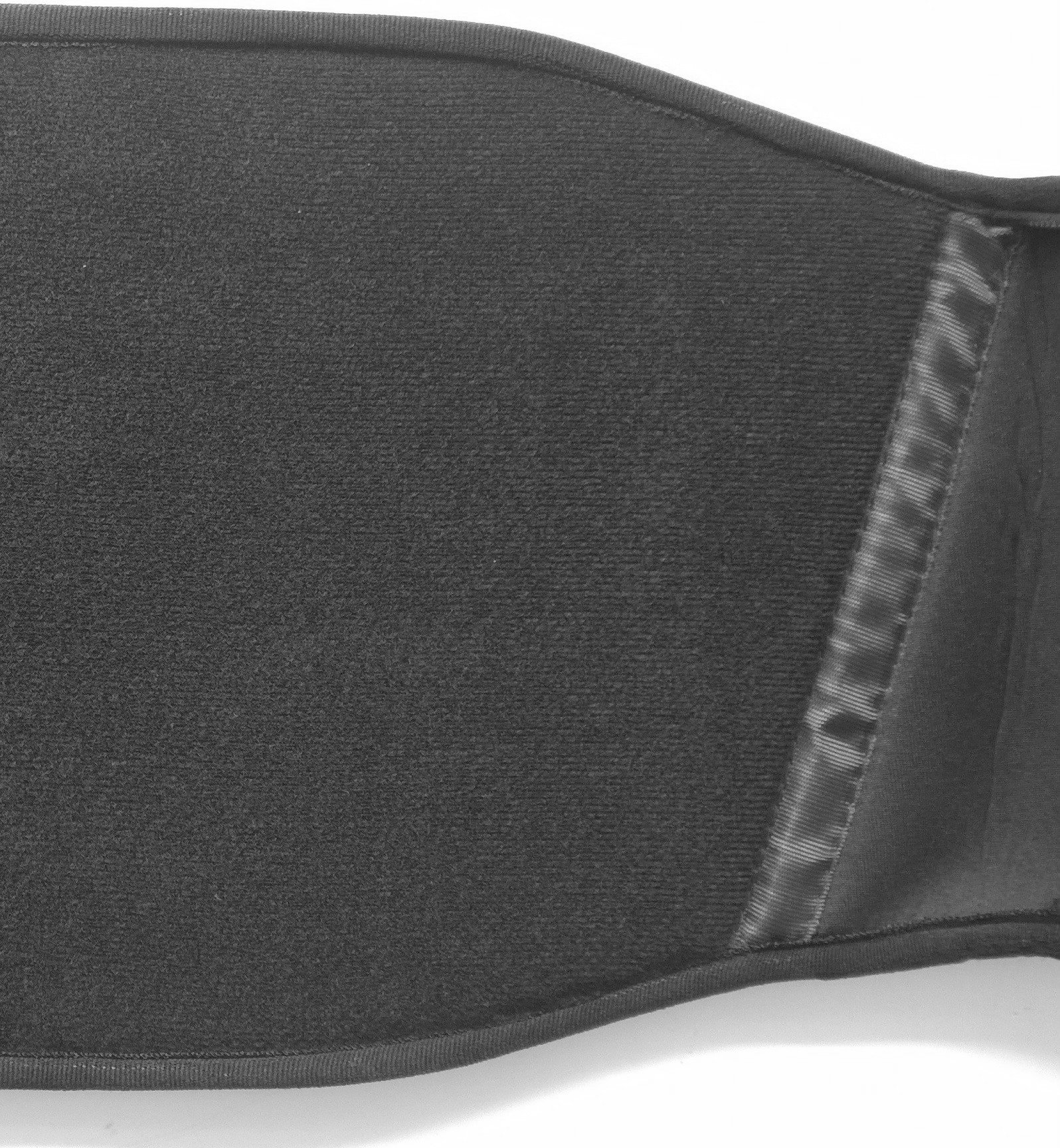 Nerve 1514060604_03 Solid Cintura di Sostegno Lombare Fascia, Nero, M/95 cm