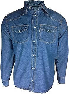 3xl denim shirts