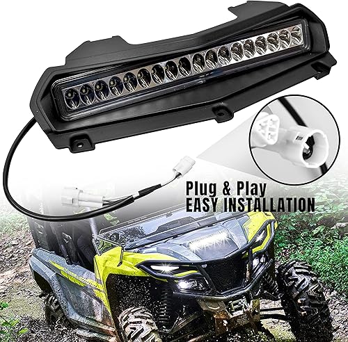 Miniatura 5 de Luz LED de capó para Yamaha RMAX 1000 21-25, panel de capó auxiliar frontal para Yamaha Wolverine RMAX2 1000  RMAX4 1000 2021-2025 accesorios (1