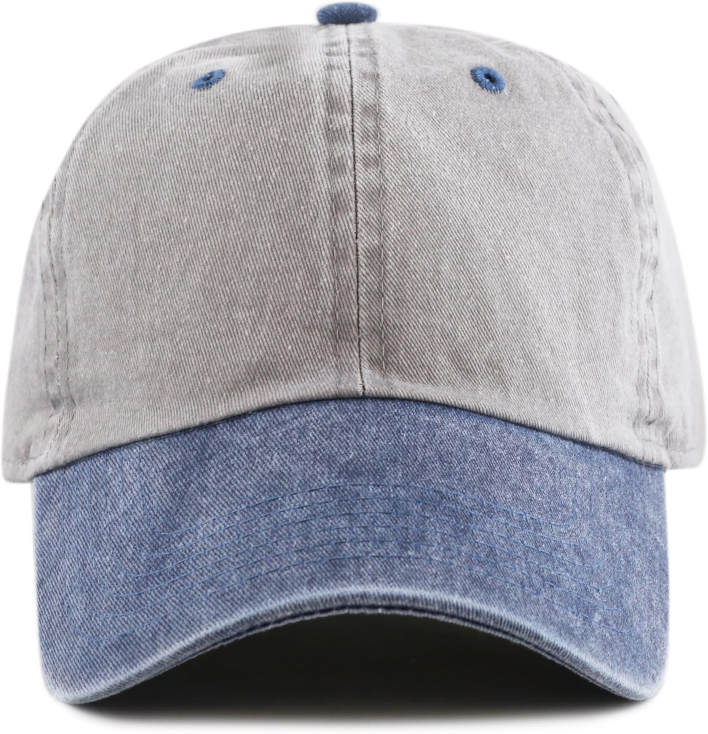 The Hat Depot 100% Cotton Pigment Dyed Low Profile Dad Hat Six Panel Cap - Image 3
