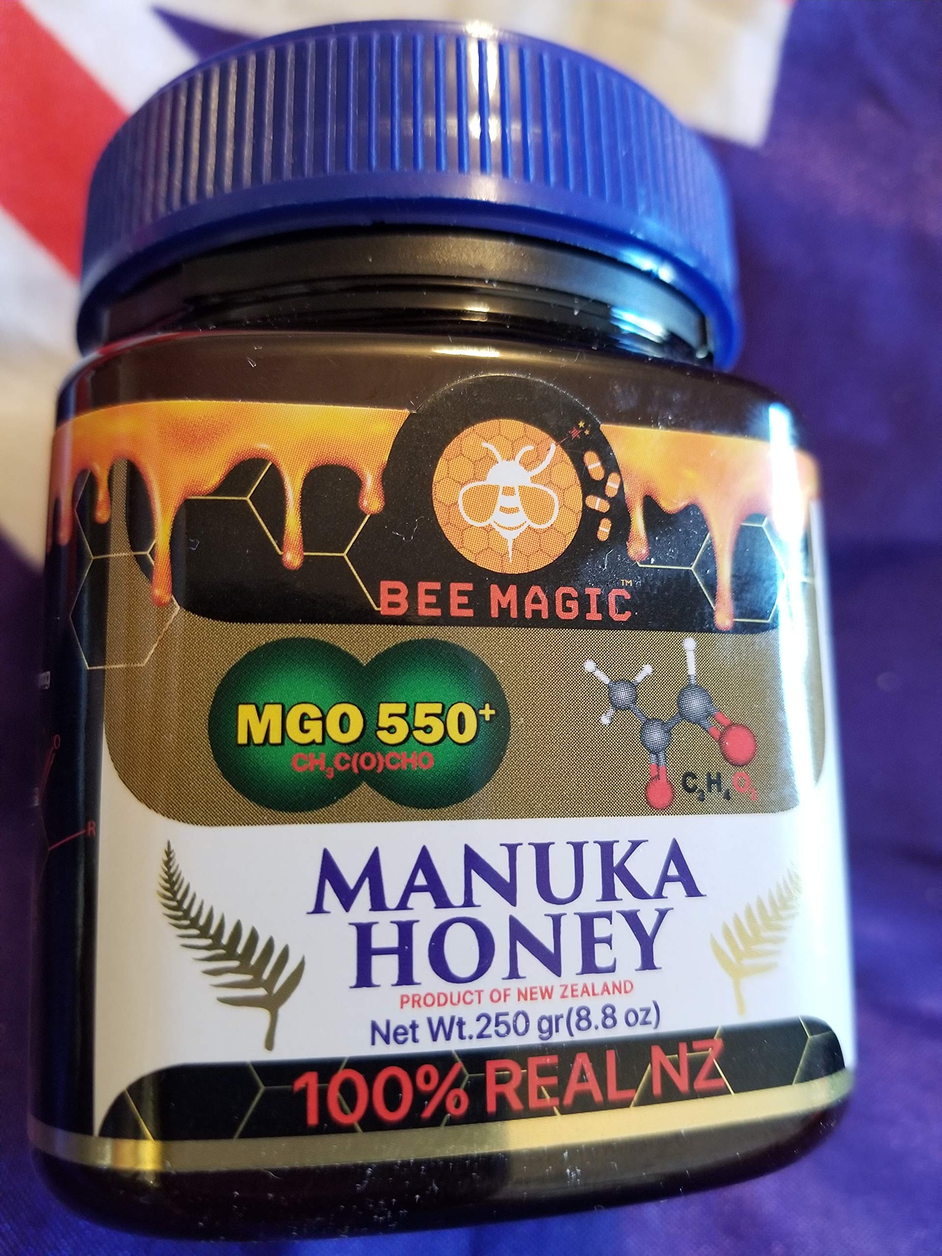 Amazon.com : Bee Magic Manuka Honey MGO550+, 8.8 oz, 250 gr