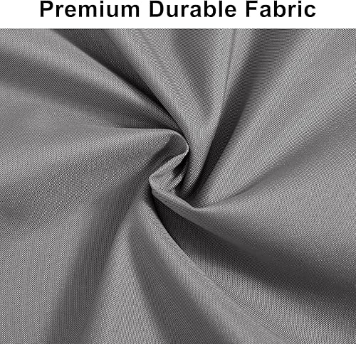 Miniatura 5 de DWCN Cortinas 100% opacas de 45 pulgadas de largo, 2 paneles de oscurecimiento de la habitación, reducción de ruido, 2 capas gruesas, tratamiento de