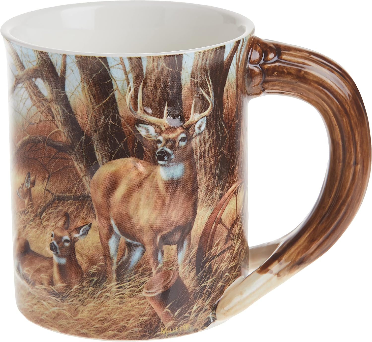 Deer Sculpted Mug by Rosemary Millette