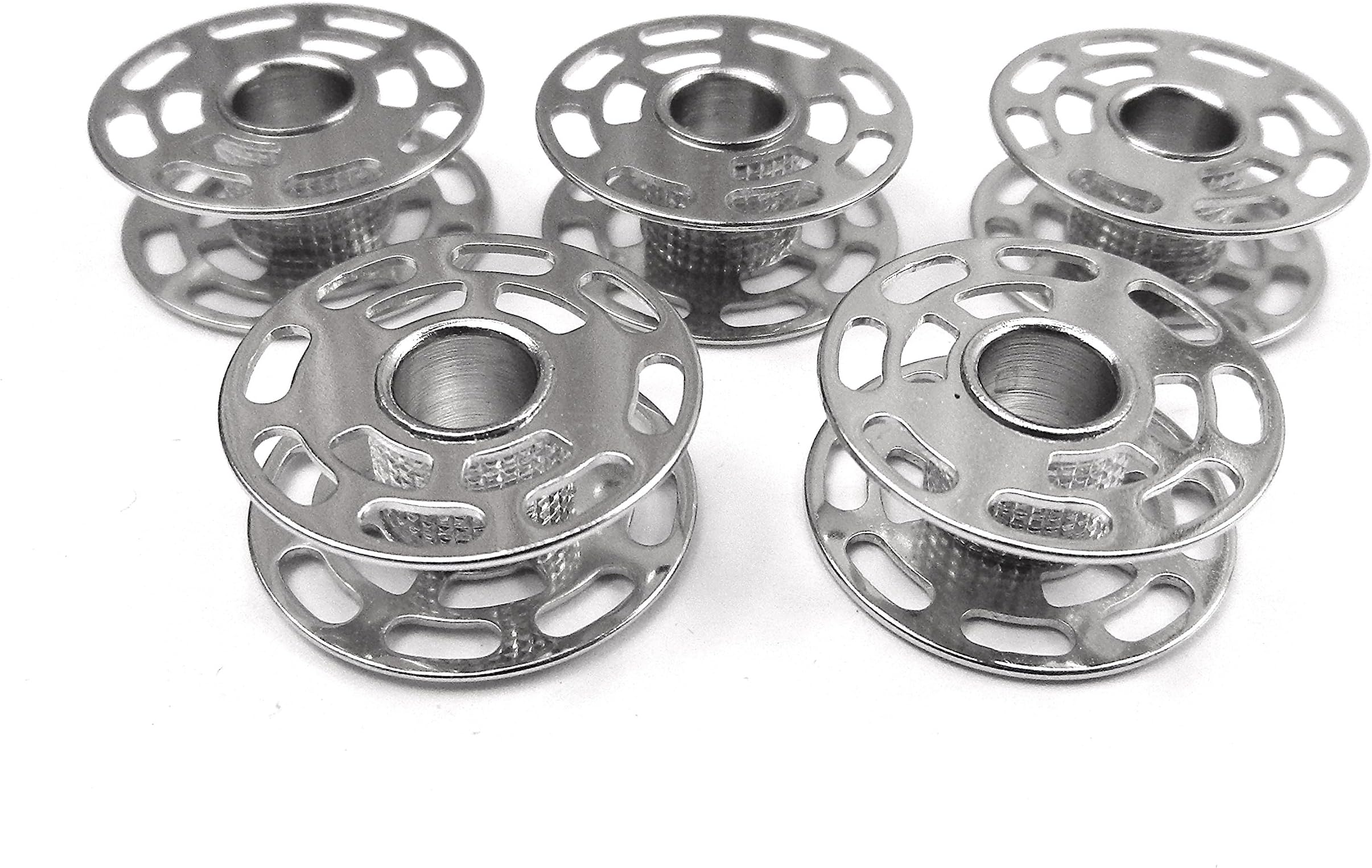 5 Metal Bobbins for Bernina 1630/730/640/580/450/200e/185/180 Sewing Machine