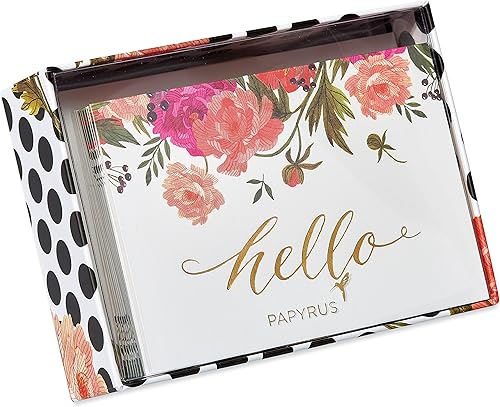 Miniatura 4 de Papyrus Tarjetas en blanco con sobres, saludo floral (14 unidades)