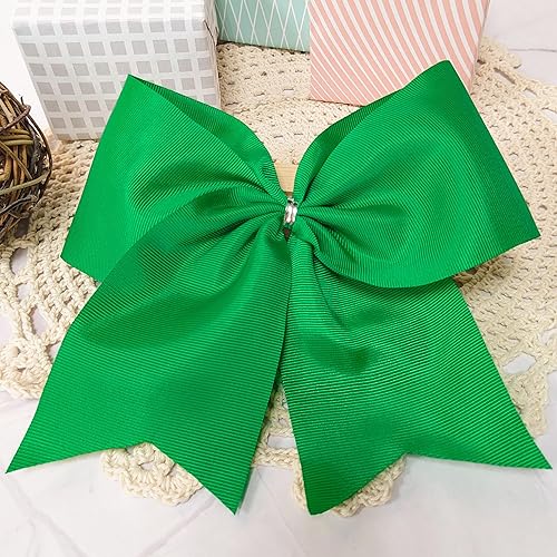 Miniatura 9 de CT CRAFT LLC Cinta de tela sólida de grogrén de 38 pulgadas x 10 yardas x 6 rollos en total 60 yardas de polvo claro para Navidad, decoración del