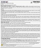 Vista 2 de Zodiac Collar de pulgas y garrapatas para gatos, 13 pulgadas