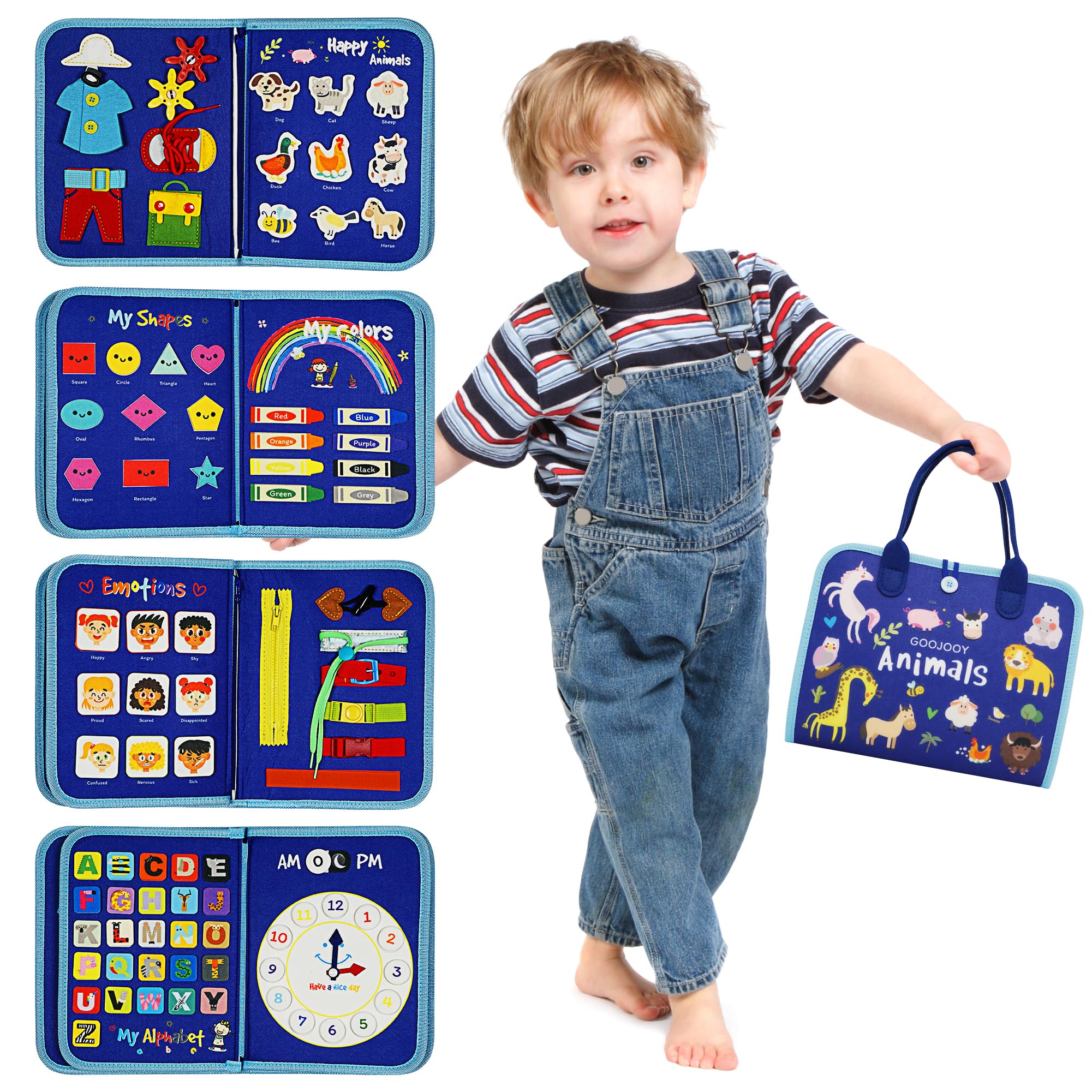 BUSY BOARD MONTESSORI,PANNELLO Sensoriale Giochi Montessori Bambini 2