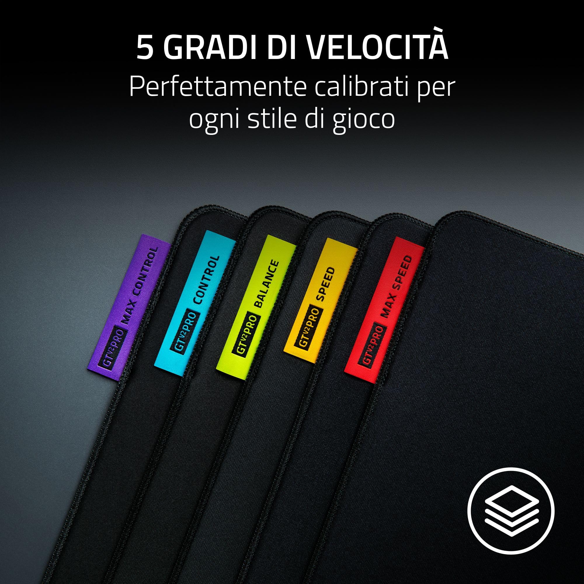 Razer Gigantus V2 Pro L - Balance - Soffice tappetino per mouse da gaming per esports per una maggiore velocità e controllo - Schiuma GlideCore proprietaria - 500mm x 480mm | Balance