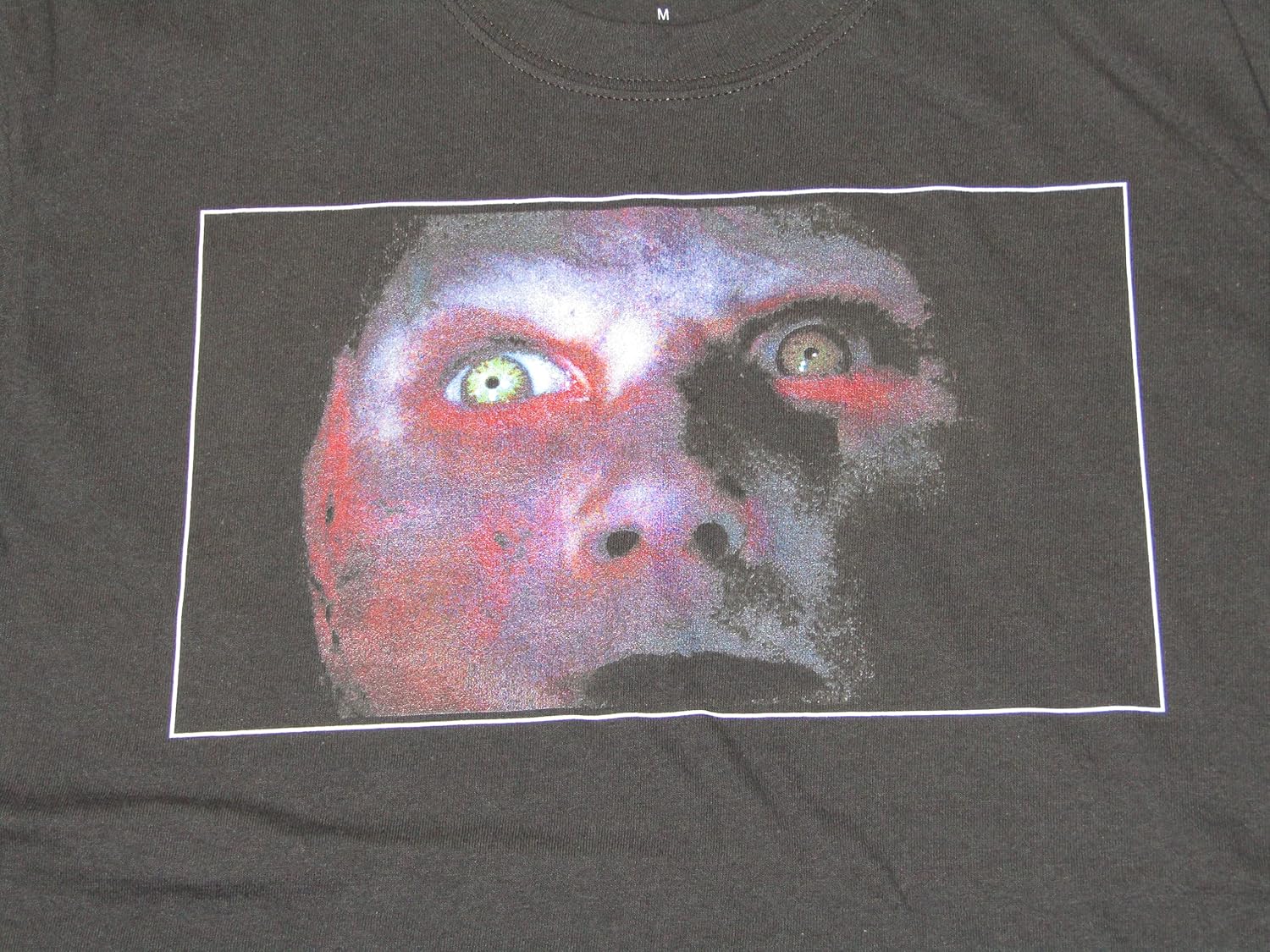 Bioworld The Exorcist Pazuzu Face Men's Black Graphic Tee