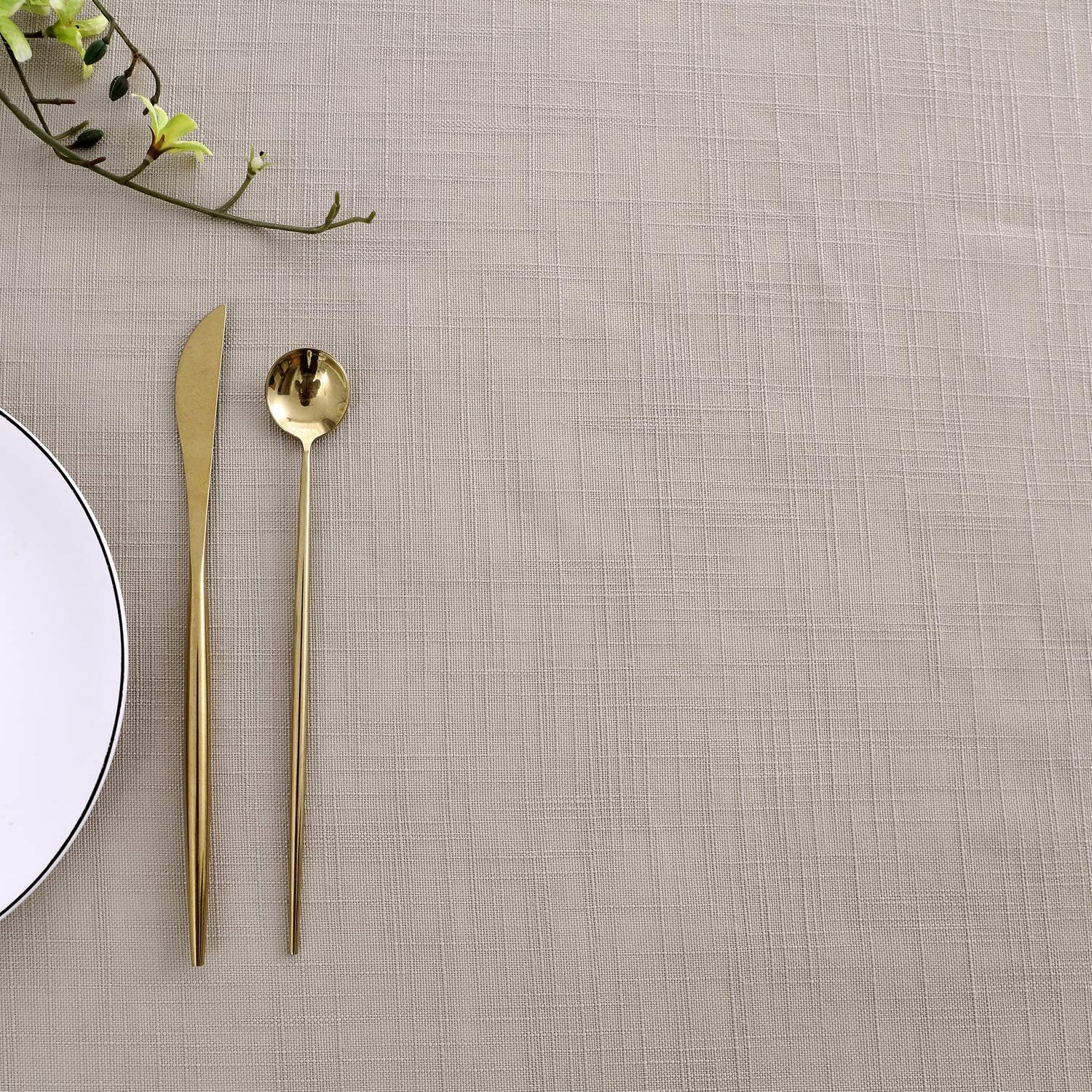 Black Friday 🔥 maxmill Lux Faux Linen Tablecloth with Slubby Yarn Textured Weaves Wrinkle Resistant Anti-Shrink Soft Table Cloth for Kitchen Dining Restaurant Tabletop Rectangle 60 x 120 Inch Natural Get Special Price maxmill Lux Faux Linen Tablecloth with Slubby Yarn Textured Weaves Wrinkle Resistant Anti-Shrink Soft Table Cloth for Kitchen Dining Restaurant Tabletop Rectangle 60 x 120 Inch Natural