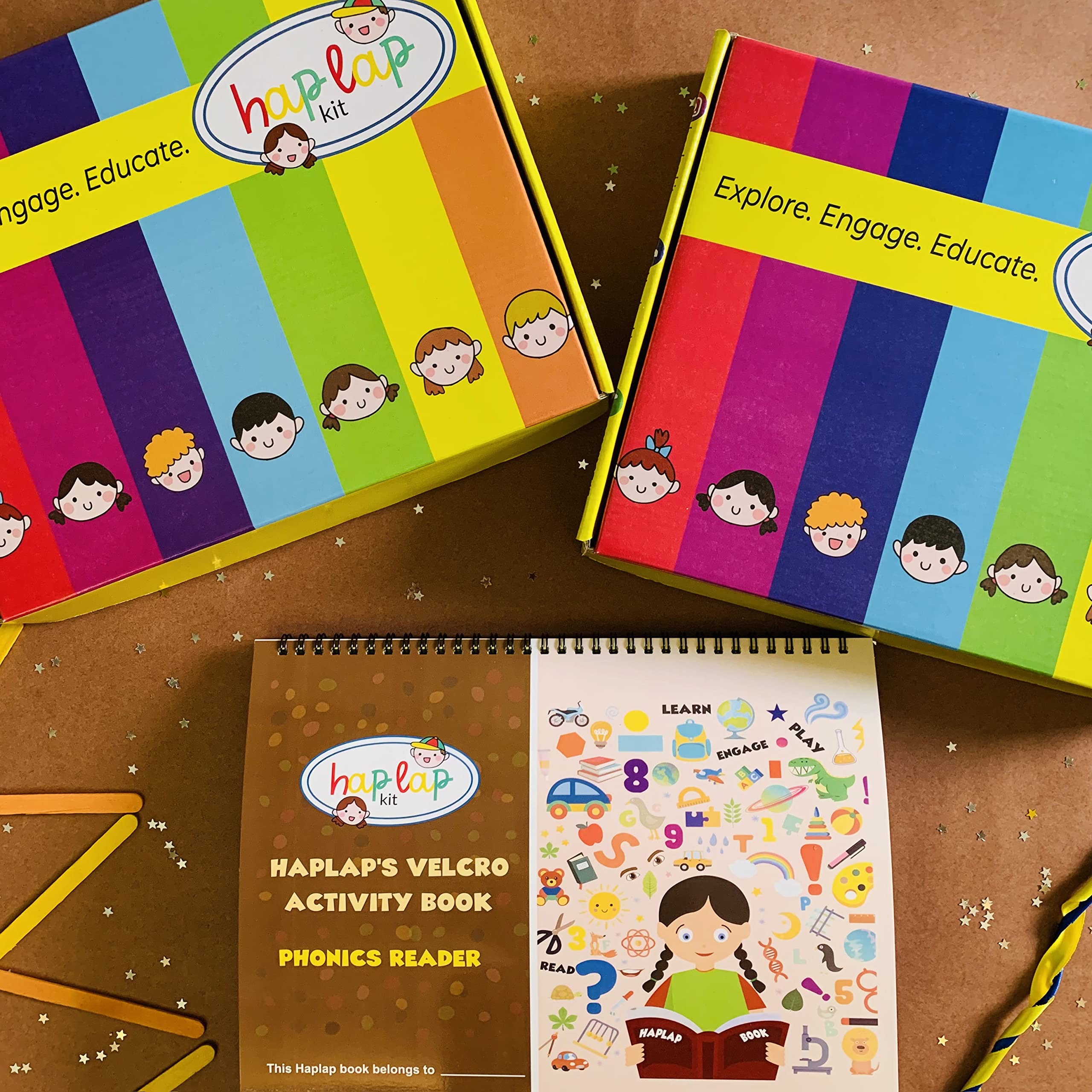 Phonics Reader | Haplap Kit | Phonics for Kids | CVC Words | Velcro Book | Reusable Book | Activity Kit | For 3 to 6 Years Old Kids | Educational Kit for Toddlers and Preschoolers | Vocabulary Building |10 Learning Activities with 90+ cutouts | (B0C5TPDST9) Amazon Price History, Amazon Price Tracker