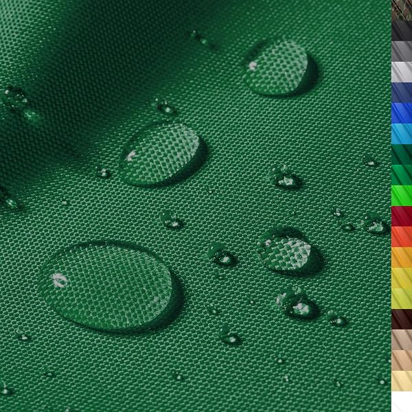 "MONACO" Tessuto impermeabile di poliestere | 300cm x 160cm | colonna d' acqua di 12.000 mm | Colore 11 | Verde mela | Tessuto di poliestere largo 160cm al metro impermeabile ESTERNO - 5