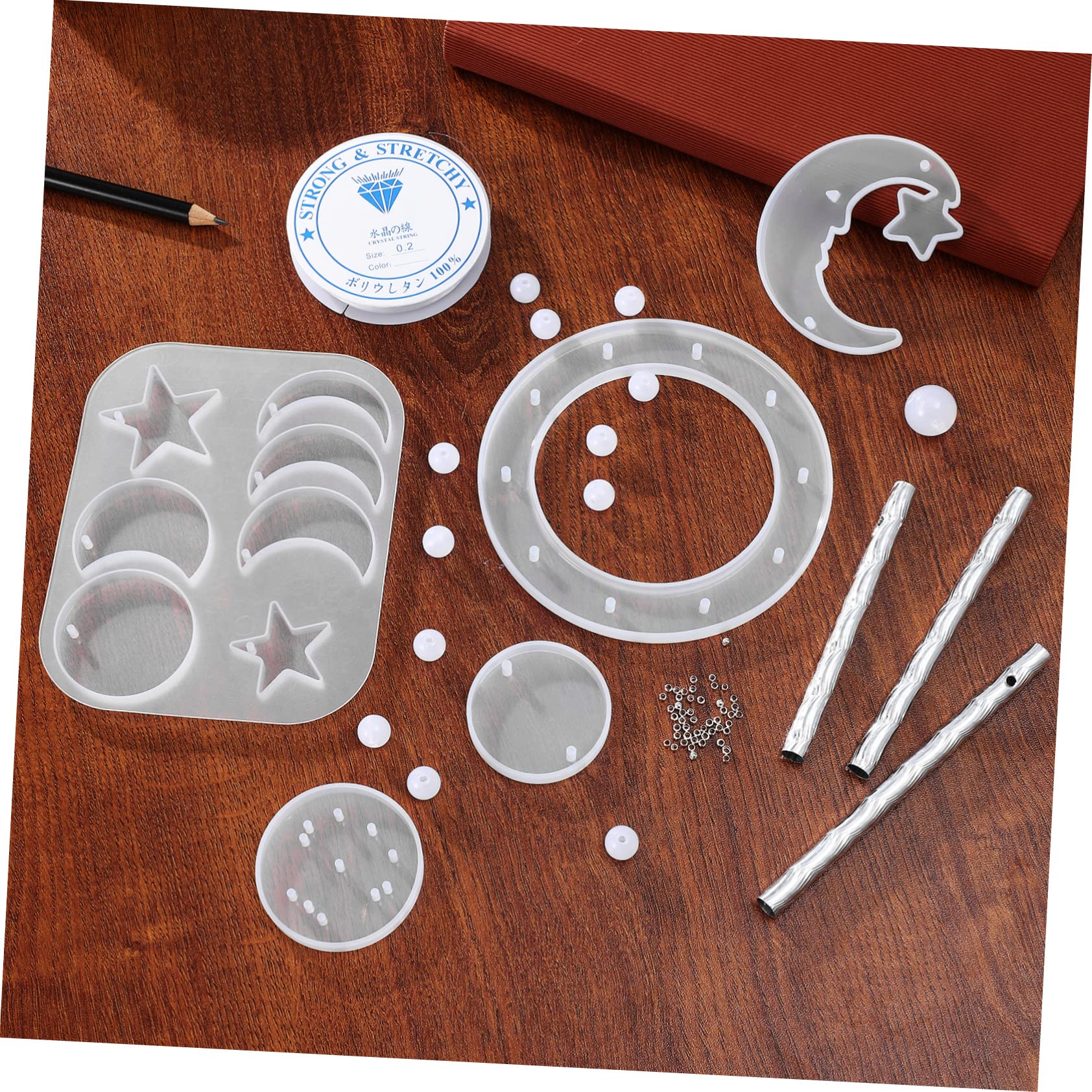 SHINEOFI 3juegos Kit De Moldes De Para Campanillas De Viento Para Manualidades De Epóxica Para y Proyectos De