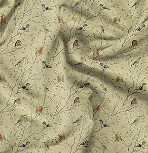 Soimoi Rose Japon Crepe Satin En Tissu Direction Boussole Et