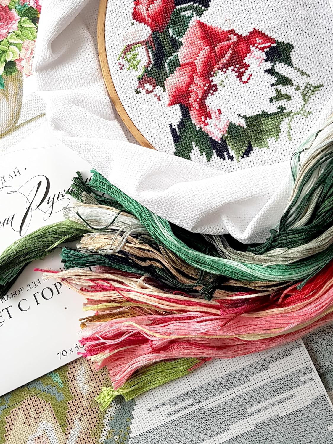 Andriana クロスステッチキット - アジサイ