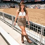 SheSole Buckle Strap Wide Calf Cowboy Boots for Women Square Toe Cowgirl Boots