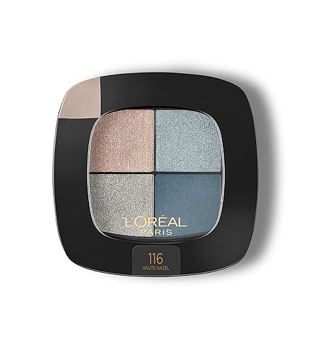 L'Oréal Paris Colour Riche - Paleta de sombra de ojos con bolsillo para ojos, color Haute Hazel, 0.1 onzas