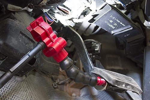 Miniatura 5 de Lisle 70450 - Soporte para linterna con abrazadera, negro, rojo