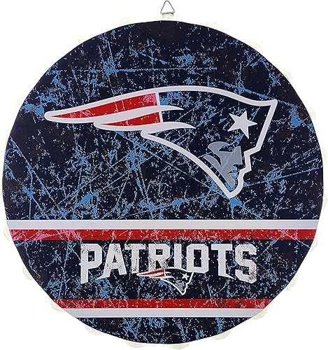 Vista 178 de Cartel de pared de Los Angeles Rams de 13 pulgadas con tapa de botella envejecida, edición limitada, de FOCO Rams, representa a la NFL y muestra tu