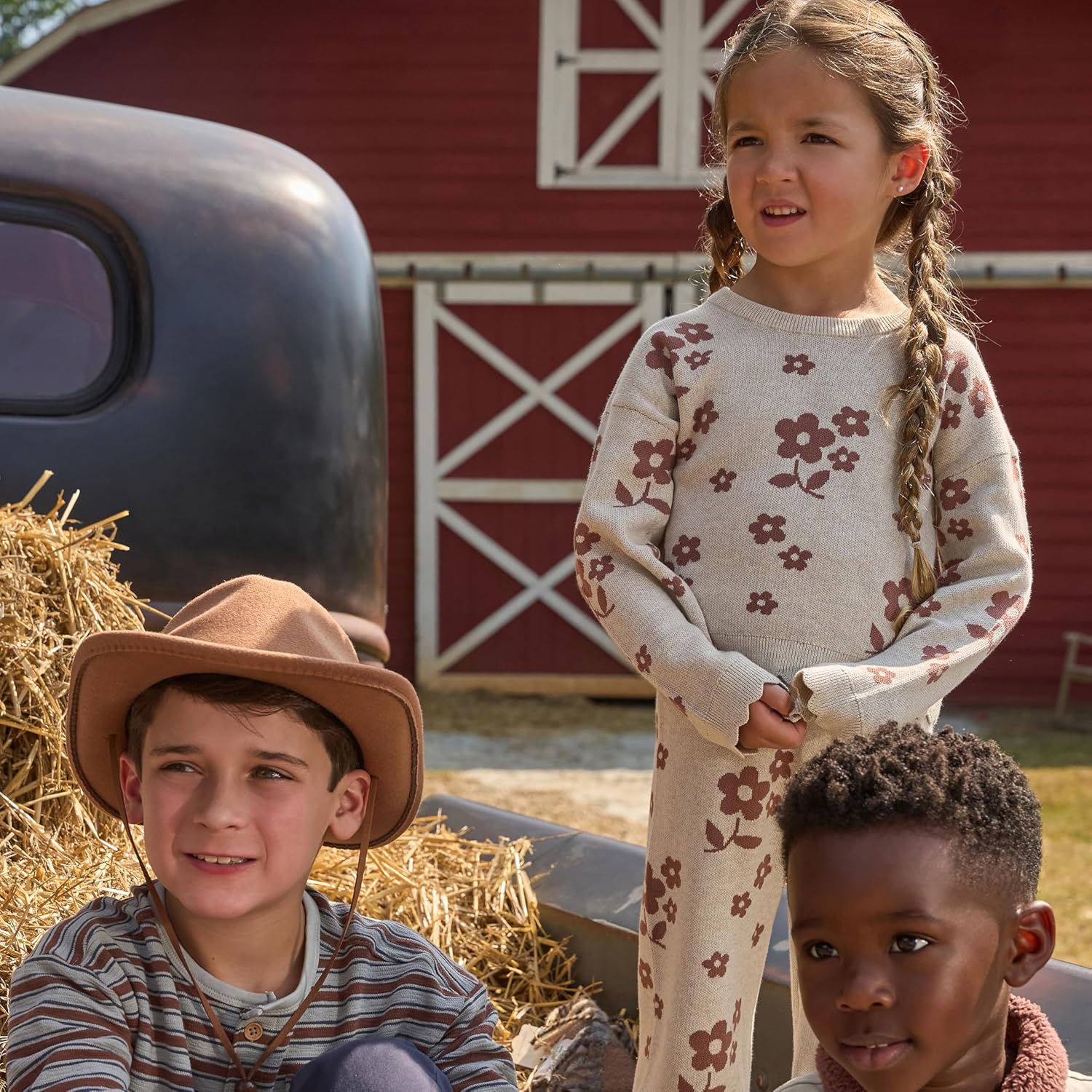 Modern Moments by Gerber baby-girls Jacquard 2-piece Sweater Set - Image 6