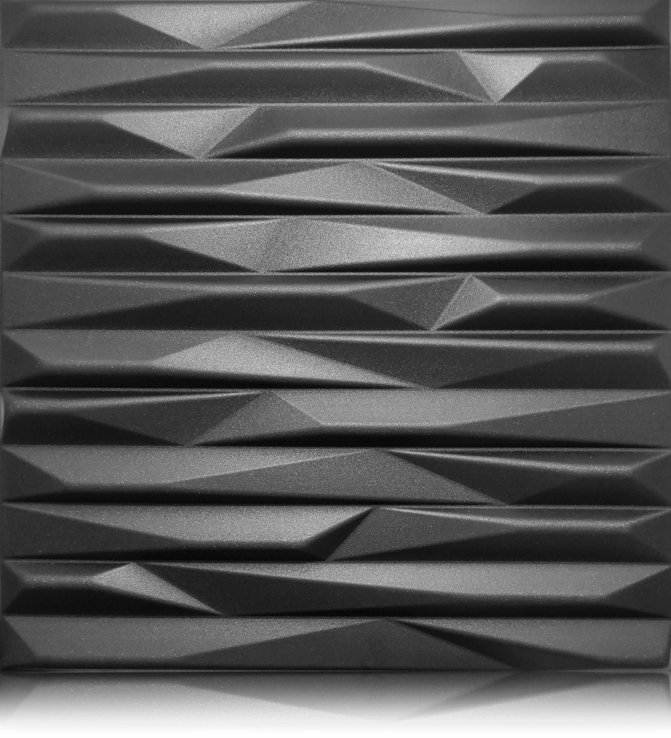 Pannelli Decorativi 3D Per Pareti - Polistirolo PSE 50x50cm, Isolamento Termico/Acustico, Nero - Foto 3