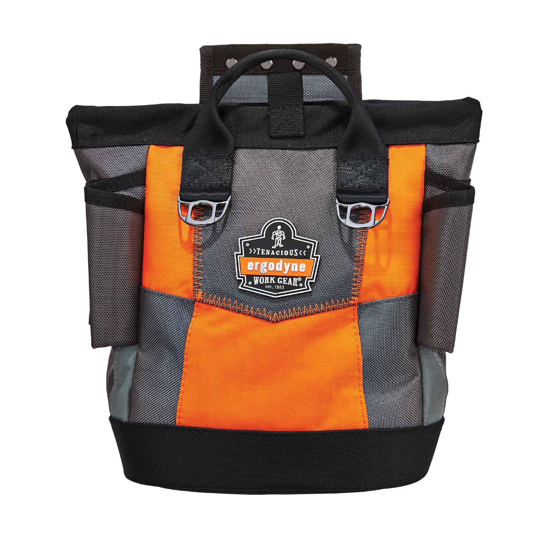 Ergodyne Arsenal 5527 Topped Tool Pouch with Snap-Hinge Closure, One Size, Black