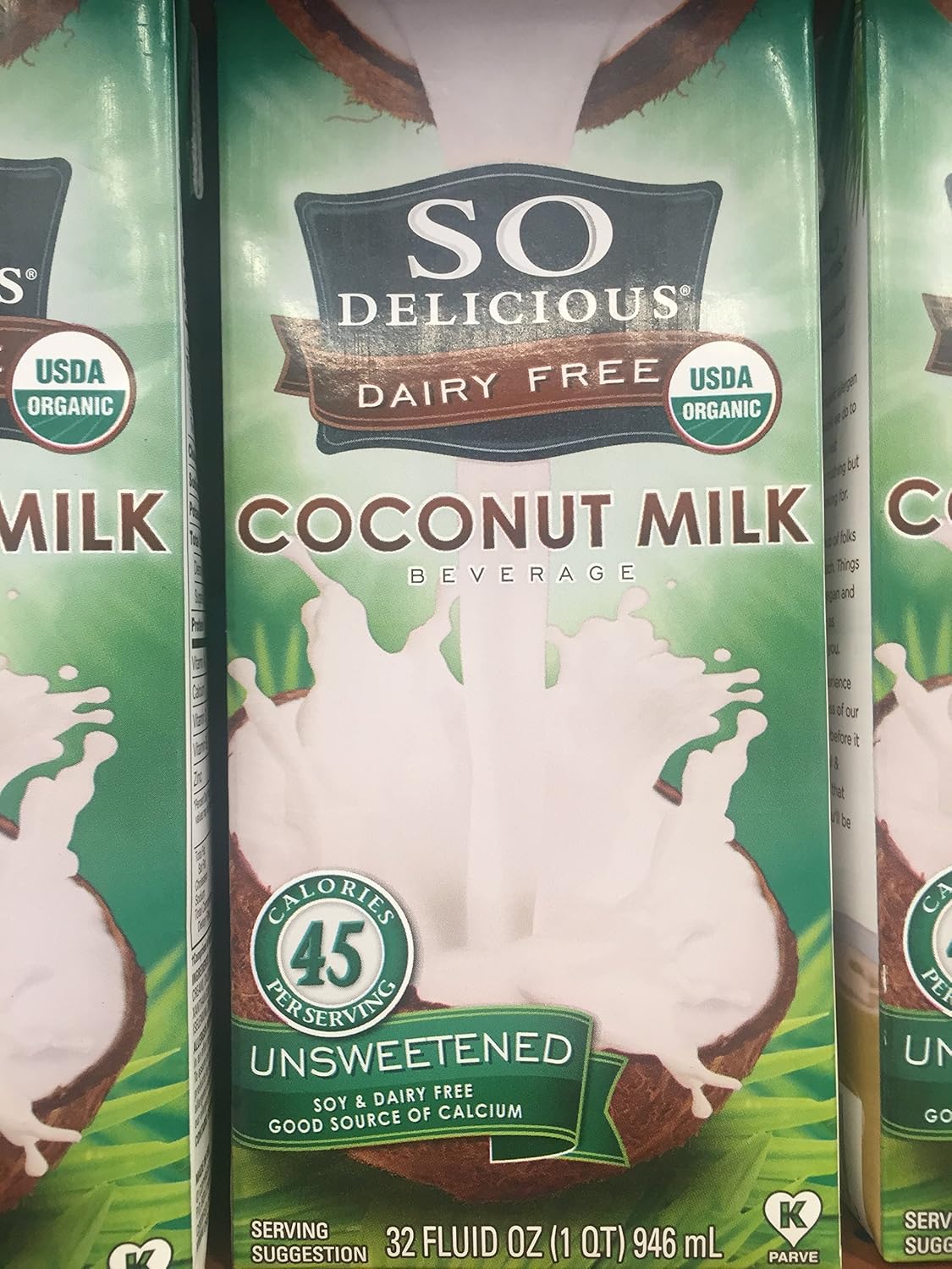 So Delicious Coconut Milk Beverage Unsweetened Grocery