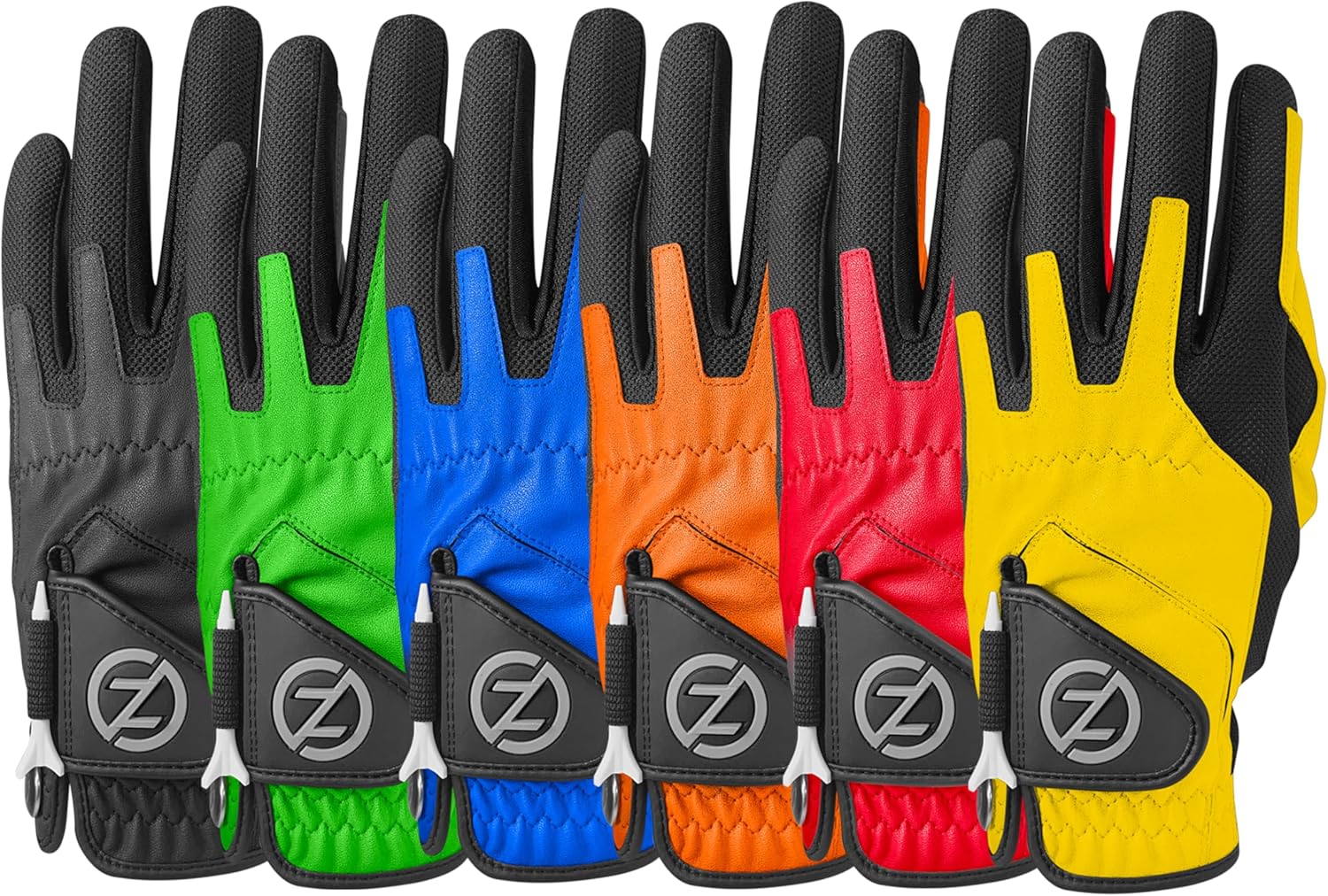 Zero Friction Men's Synthetic Gloves Pack of 6