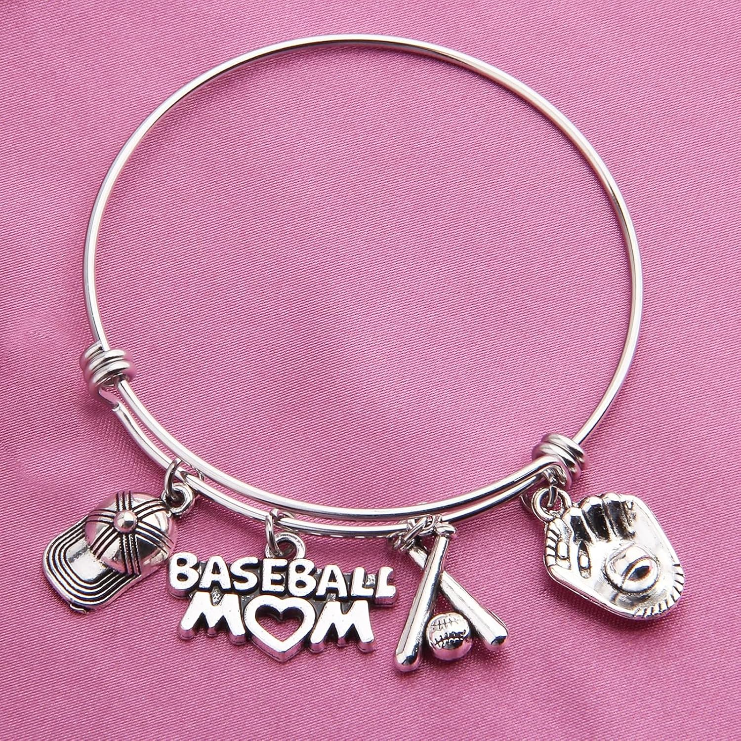 Baseball Mom Bracelet - Softball & Sports Jewelry Gift