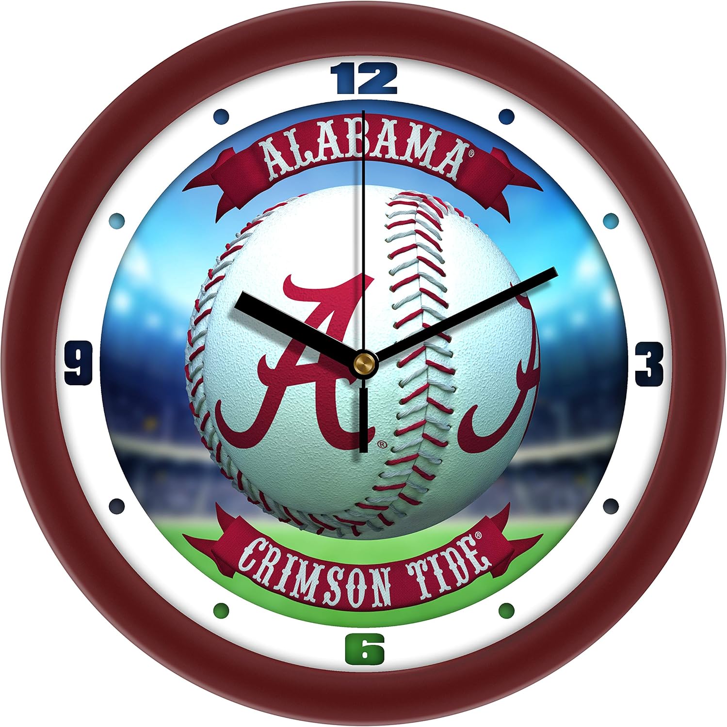Alabama Crimson Tide - Home Run Wall Clock