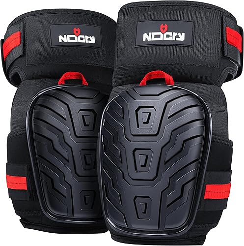 Miniatura 9 de Rodilleras profesionales NoCry para trabajo en construcción para hombres con soporte de tobillo y cubierta antideslizante resistente — Acolchado