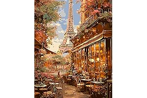 Paint by Numbers for Adults Paris Eiffel Town