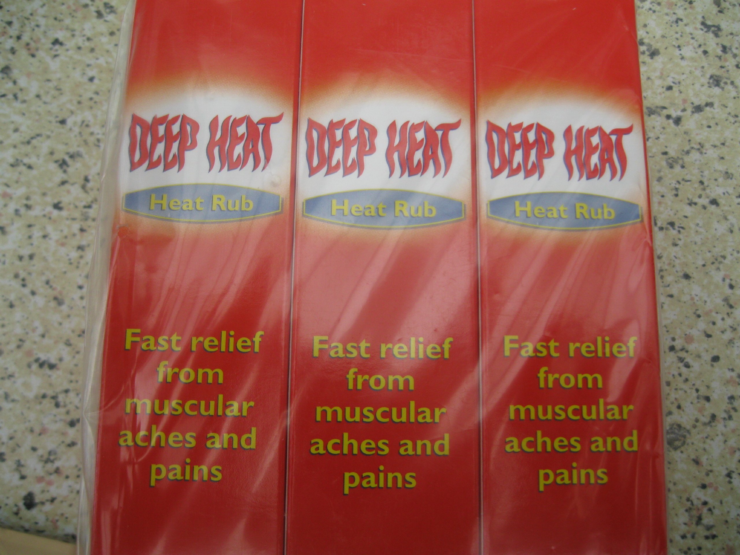 Heat Rub 3 x35g Tubes