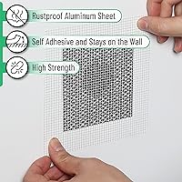 Vista 3 de Bates Choice - Kit de reparación de paneles de yeso, 16 piezas, kits de parches de pared seca, kit de parches de reparación de pared, kit